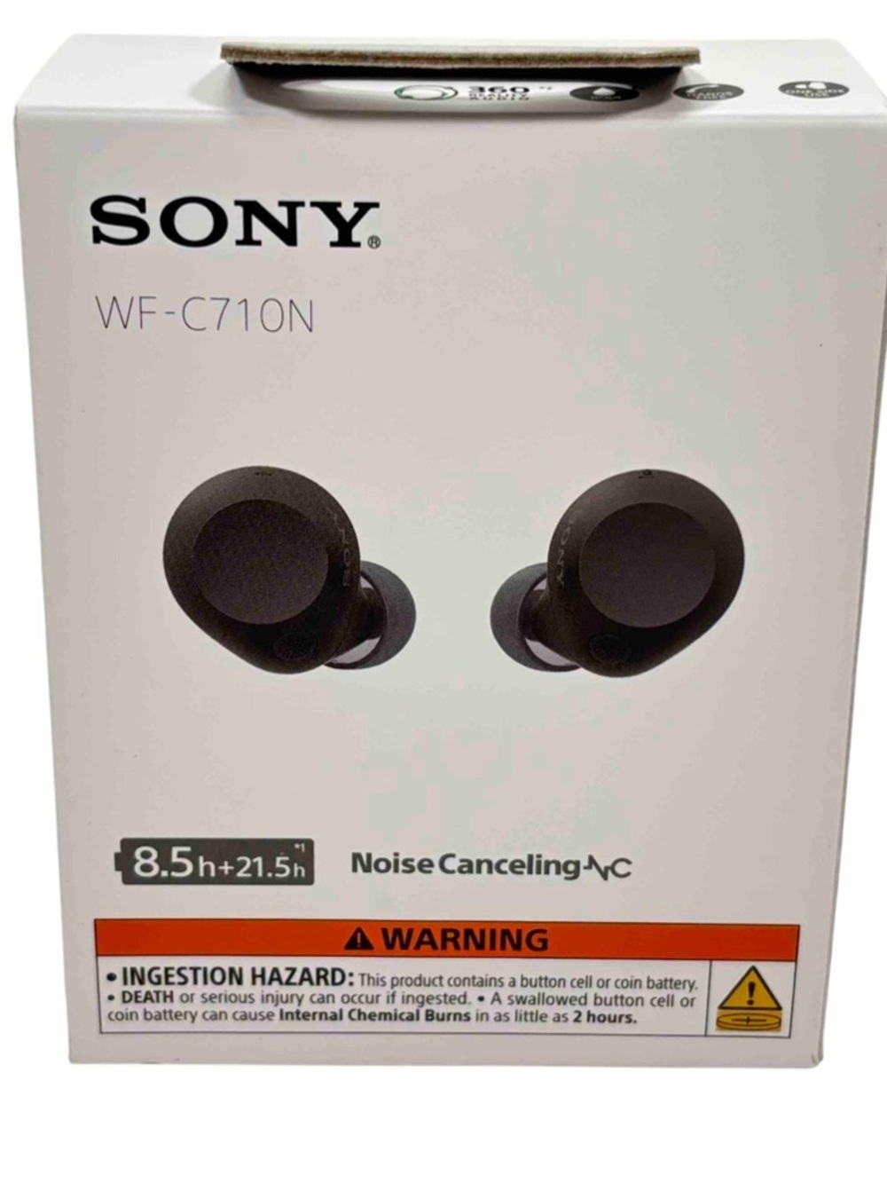 Sony WF-C710N Black Noise Canceling Earbuds